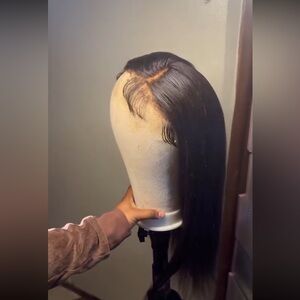 Sleek Black Hair Wig